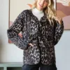 Quilted Oversize Jacket with Front Ribbon Tie – Cozy & Fashionable Winter Outerwear for Women