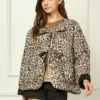 FC02107-05 Quilted Oversize Jacket with Front Ribbon Tie – Cozy & Fashionable Winter Outerwear for Women