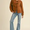 Wingtu Factory Quilted Jacket with Ruffled Detailing – Stylish and Warm Winter Outerwear for Women