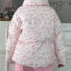 FC02111-05 Cotton Puffer Jacket with Bow Detail & Floral Print – Stylish Warm Winter Outerwear for Women