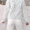 Blue Without You Jacket – Cozy Cotton Coat with Ruffled Detail & Functional Pockets
