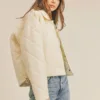 FC0291-05 Cropped Quilted Puffer Jacket – Stylish & Warm Fall/Winter Outerwear for Women