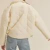 FC0291-06 Cropped Quilted Puffer Jacket – Stylish & Warm Fall/Winter Outerwear for Women