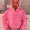 Coldhearted Cutie Ruffled Cotton Jacket – Cute & Warm Women’s Winter Outerwear