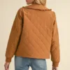 FC0296-04 Padded Jacket with Ruffled Peter Pan Collar – Cozy & Stylish Winter Outerwear for Women