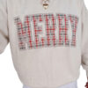 Christmas Merry Casual Style Embroidered Lettering Patch Sweatshirt for Women - Thumbnail Image 5