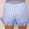 2026 Summer New High-waist shorts for women, European/Oriental fresh style, pattern printing, ruffles and drawstrings, casual pants for women - Thumbnail Image 2