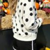 Autumn Pullover Sweater for Women, European/Western Casual Style, Black Dot Color, Relaxed Fit Top for Women - Thumbnail Image 4